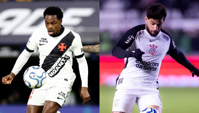 Vasco conta com Andrés Gómez, e Corinthians aposta em Yuri Alberto