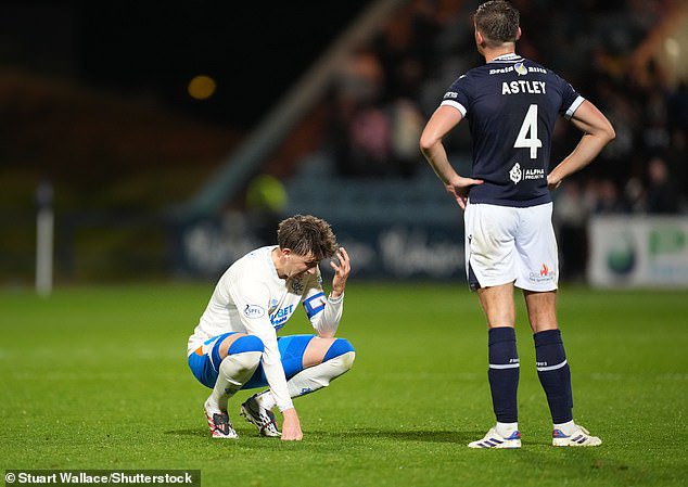Dan Neil wants the ground to swallow him up after his costly gaffe at Dens Park