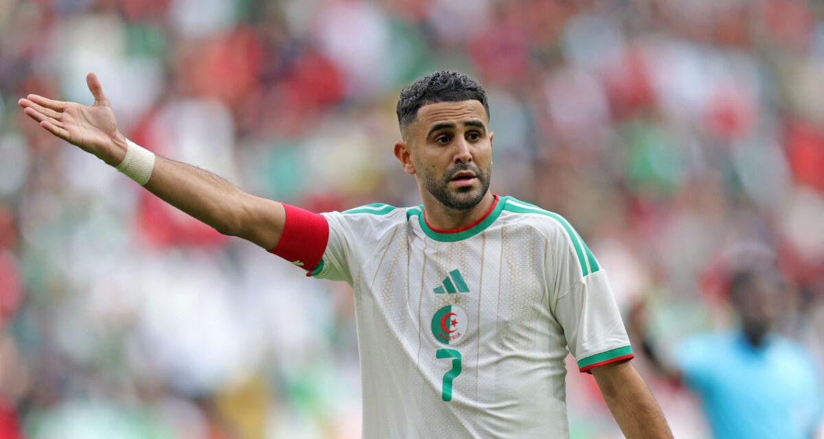 Riyad Mahrez avec l'Algérie
