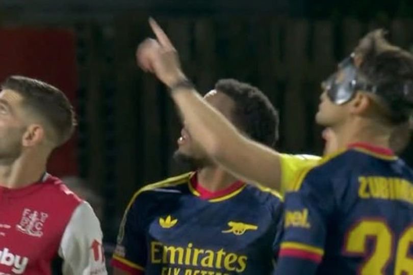 Fleetwood vs Arsenal was paused after a drone was flown above the pitch