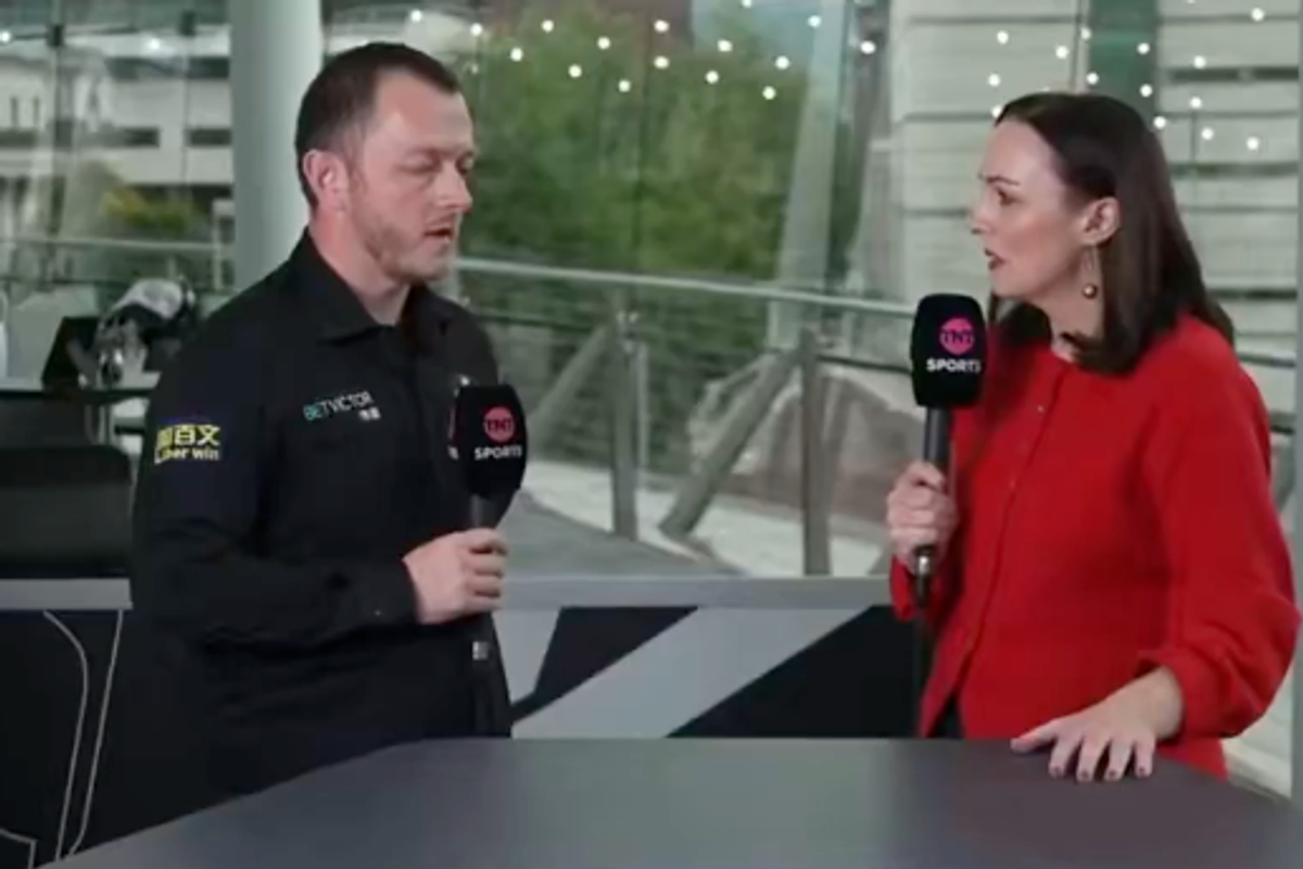 Mark Allen speaks to TNT Sport in emotional interview