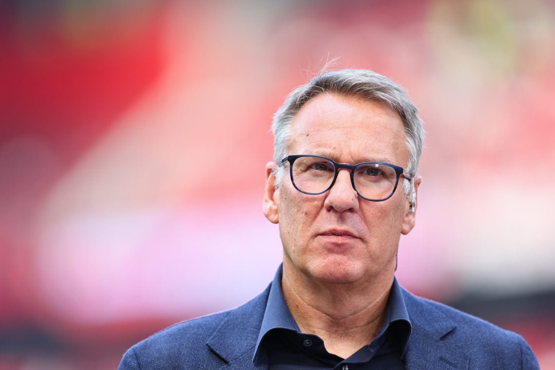 Paul Merson looks on before Man United vs Arsenal
