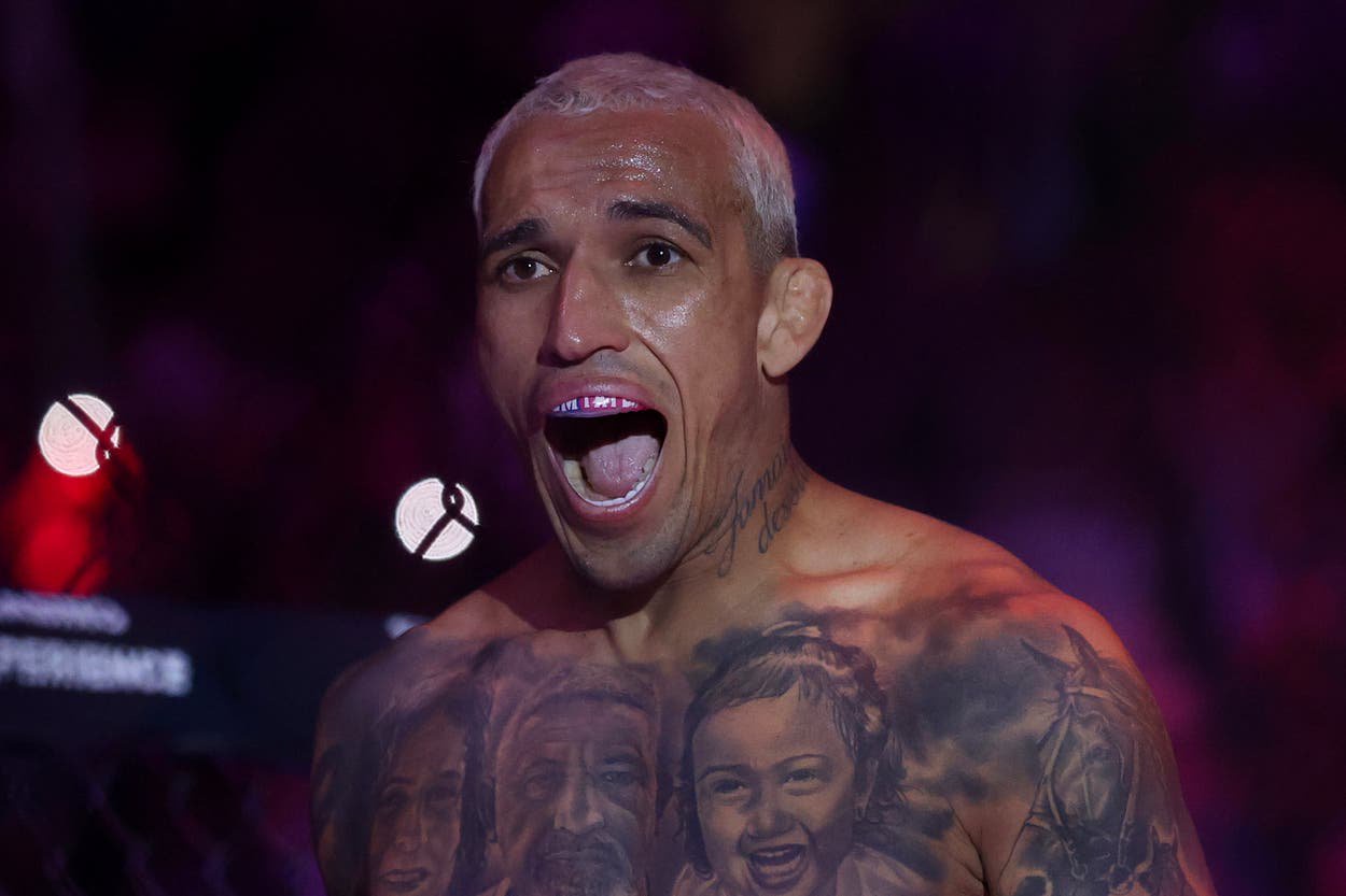 Charles Oliveira before his ‘BMF’ title win over Max Holloway