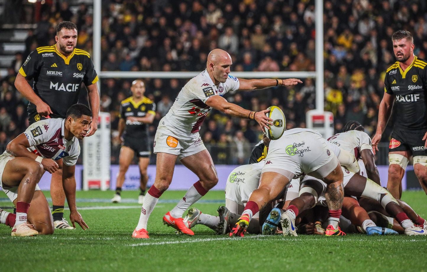 Maxime Lucu, en équipe de France, sera remplacé avec l'UBB ce week-end (Photo d'illustration).