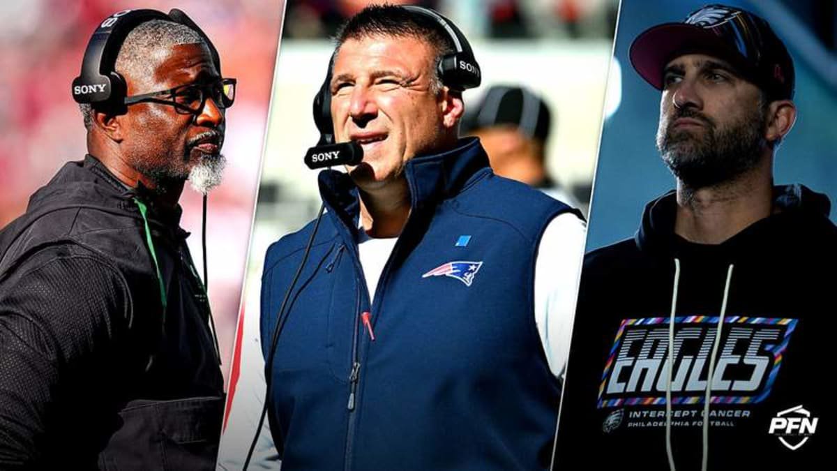 ‘Refs Don’t Get Held Accountable,’ ‘Ridiculous’ — NFL Fans Blast League As Patriots’ Mike Vrabel, Eagles’ Nick Sirianni, Jets’ Aaron Glenn Fined $250K