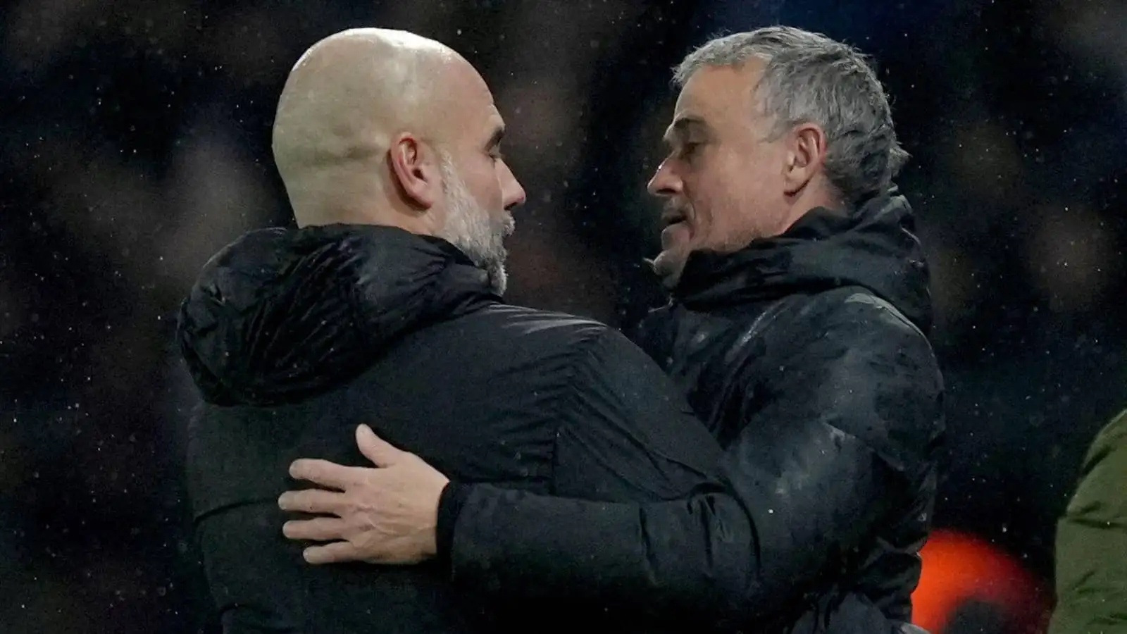 Pep Guardiola and Luis Enrique