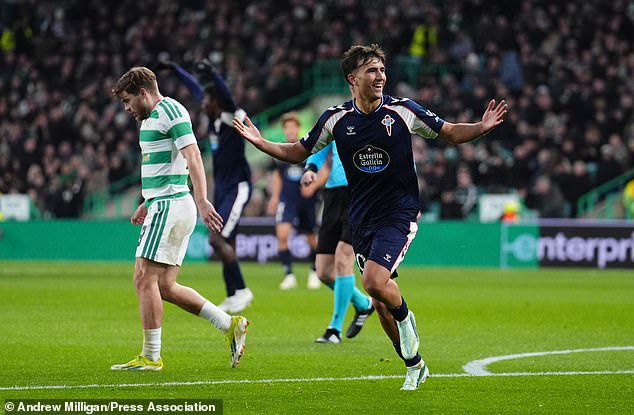 Javi Rodriguez celebrates his second goal and an entire stadium knew there was no way back