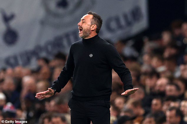 Roberto De Zerbi's side finally have a win - and the rocking Tottenham faithful loved it