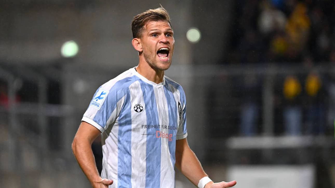 Florian Niederlechner will mit dem TSV 1860 München den Derbysieg einfahren