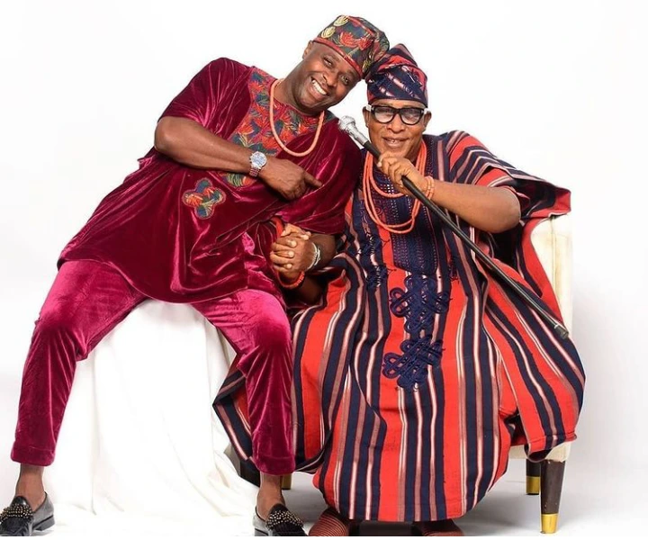 See Funny photos of Femi Adebayo with Toyin Abraham, Mide Martins, Funke Akindele and other actors