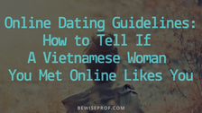 Online Dating Guidelines_ How to Tell If A Vietnamese Woman You Met Online Likes You