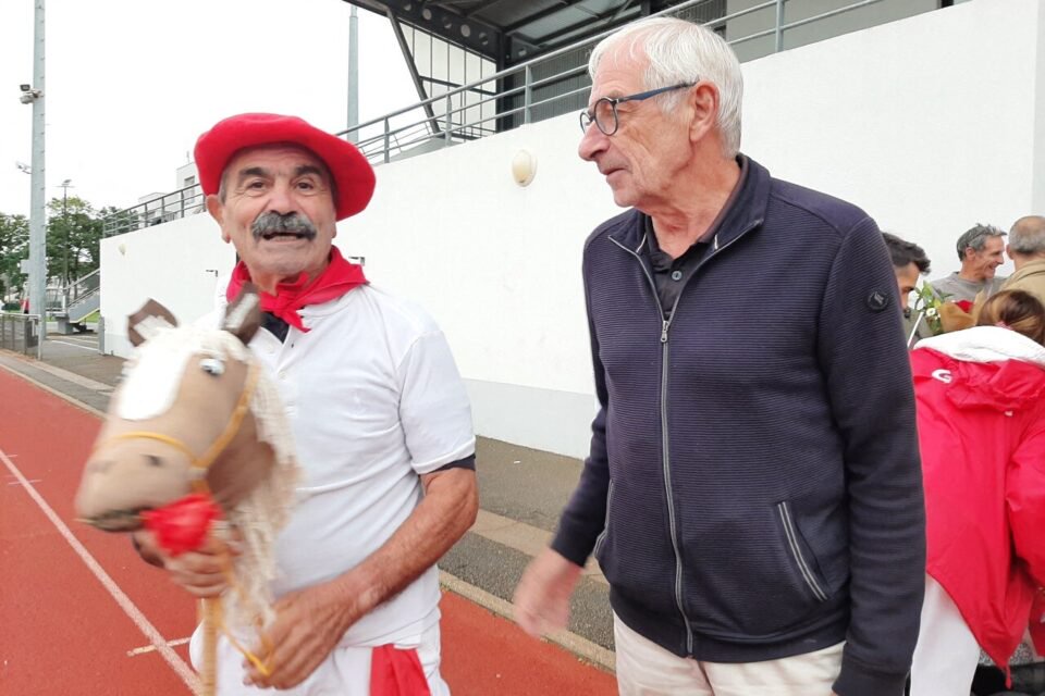 Jacques Raffin avec Jo Baron.
