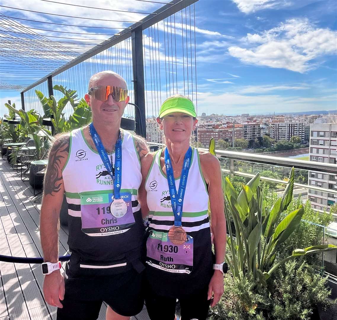 Chris and Ruth Chadwick in Valencia