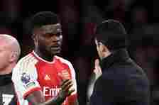 Thomas Partey is at the center of Arsenal's selection decisions ahead of the North London Derby