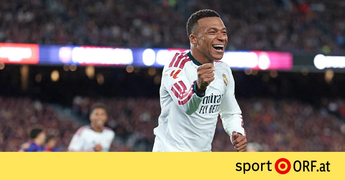 Kylian Mbappé double leads Real Madrid to 2-1 victory over Barcelona