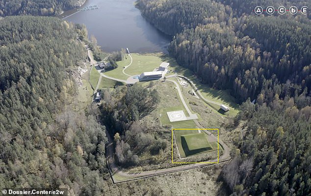 The property is  just 18 miles from Russia 's border with NATO