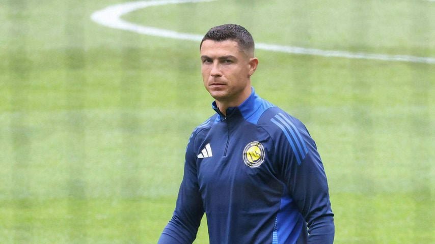 Cristiano Ronaldo im Trainingscamp von Al-Nassr in Österreich, Juli 2025