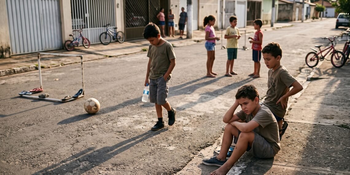 Houve uma ￩poca em que perder uma partida de futebol na rua fazia parte da inf￢ncia, e ningu￩m podia mudar o resultado, algo que a psicologia relaciona ao aprendizado de lidar com frustra￧￵es