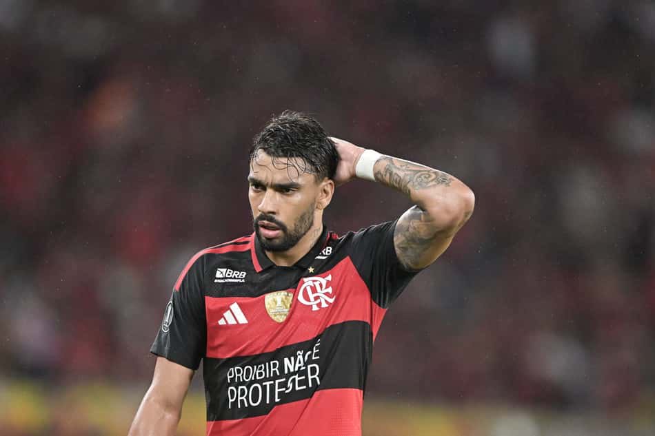 Lucas Paquetá em Flamengo x Estudiantes
