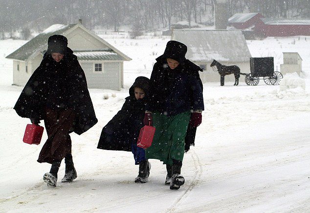 The Amish also used year-round outhouses, and Ens admitted to having memories of going to the bathroom in cold, snowy weather while bundled up in a coat.