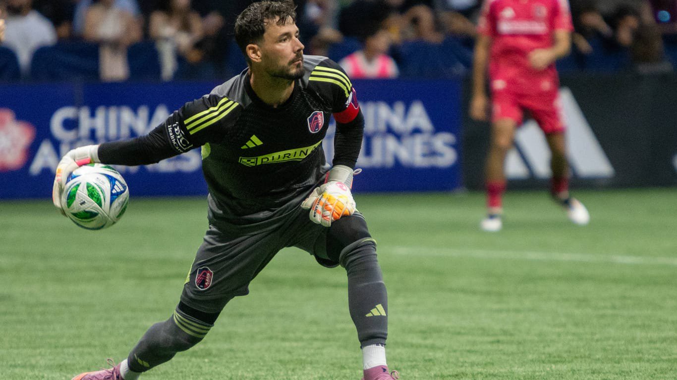 Roman Bürki im Trikot von St. Louis City: Der Schweizer spielt seit 2023 beim US-Klub.