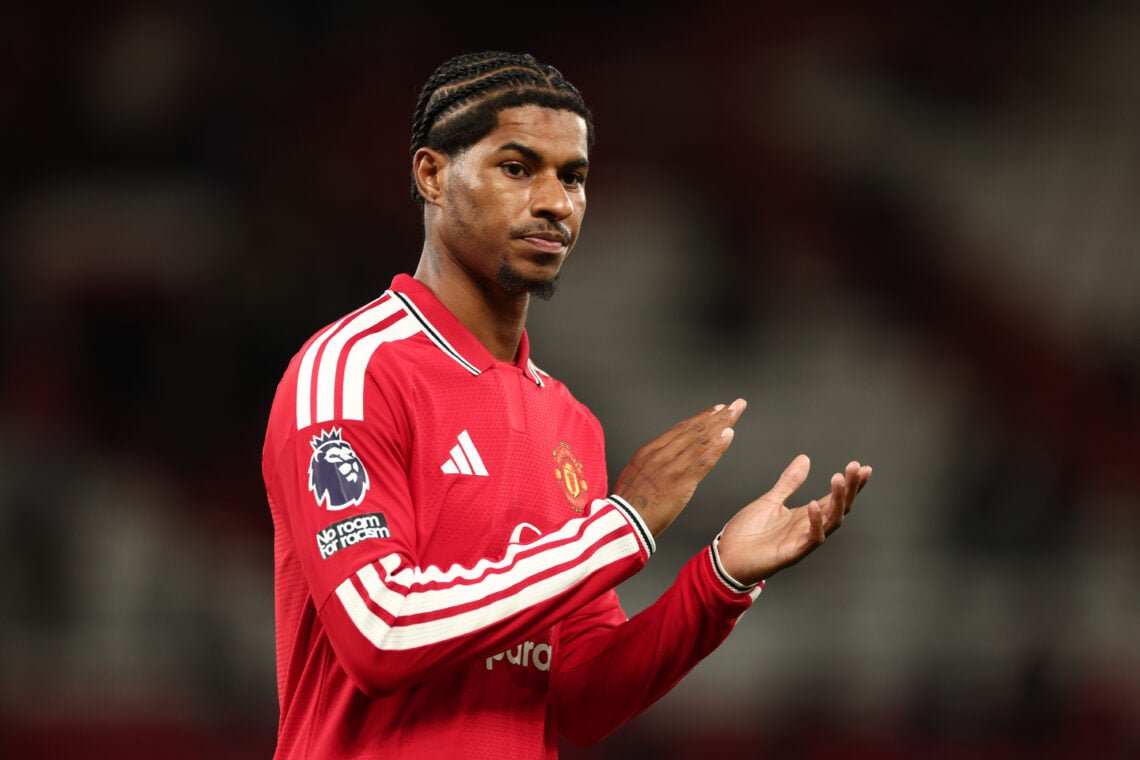 Manchester United winger Marcus Rashford.