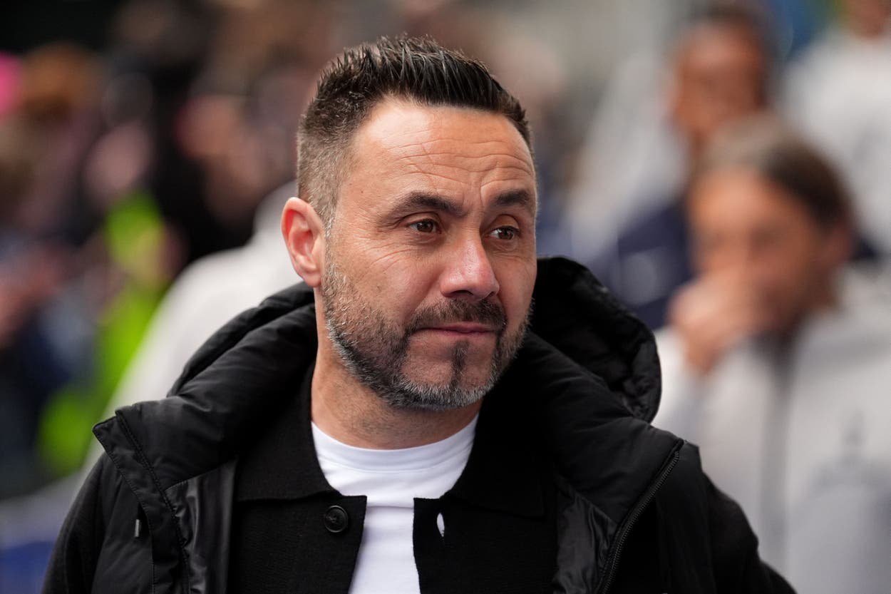 Roberto De Zerbi says Tottenham are motivated by their terrible record at Chelsea (Mike Egerton/PA).