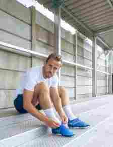 Harry Kane in his Skechers boots