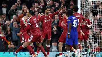 Carabao Cup: Liverpool hit straight back to level against Chelsea, Brighton lead at Man City