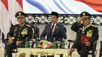 Presiden Jokowi menyatakan pemberian pangkat jenderal kepada Prabowo pertama kali diusulkan oleh Panglima TNI Jenderal Agus Subiyanto.