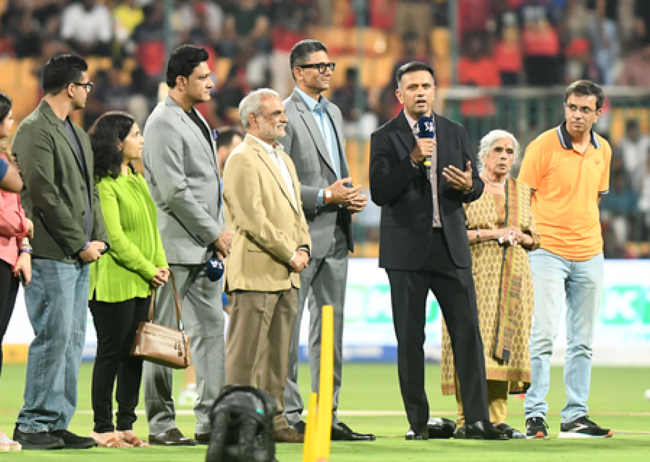 IPL 2026: Chinnaswamy Stadium Honors Dravid and Kumble with Dedicated Ends