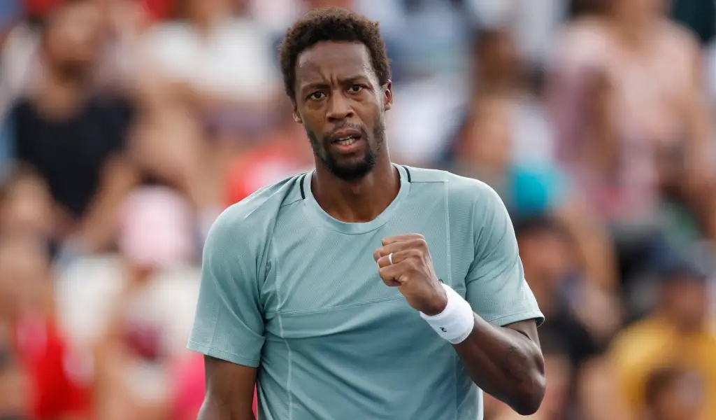 Gael Monfils focused