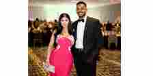 Jamal Menzies in 90 Day Fiance with his mystery woman date at a charity event