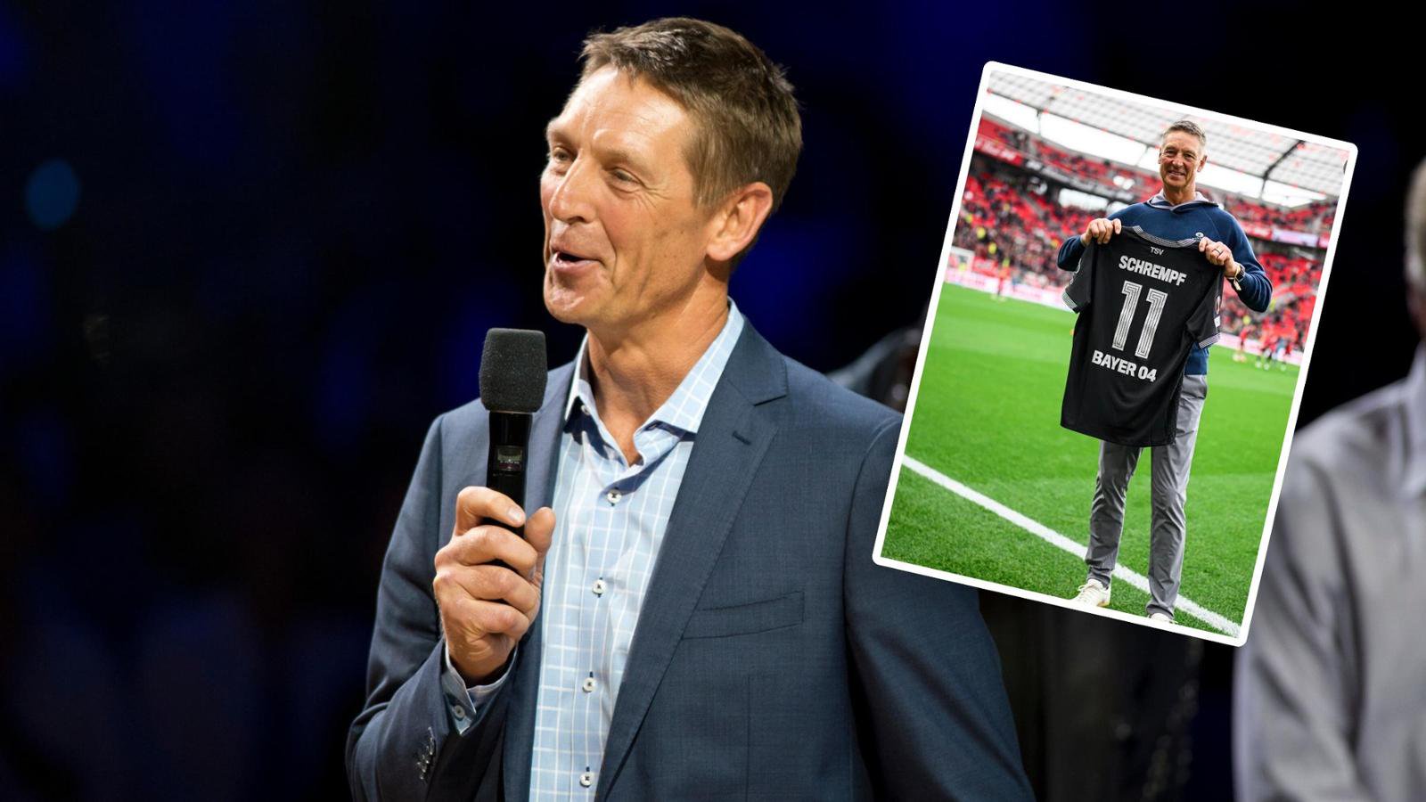 Detlef Schrempf beim Spiel von Bayer Leverkusen