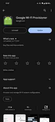 Google Play system app updates
