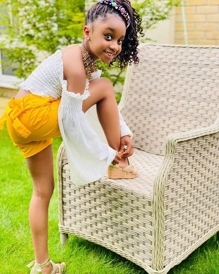 See beautiful pictures of Zelda, Asamoah Gyan's youngest and only daughter (photos)