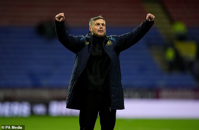 Middlesbrough manager Kim Hellberg toasted a Friday night victory (Martin Rickett/PA)