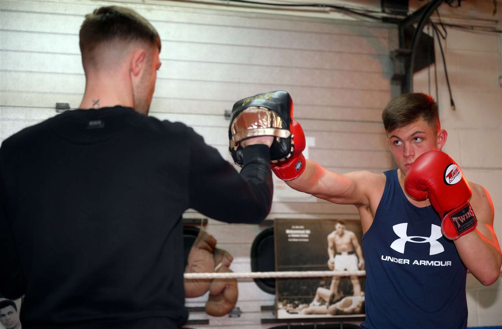 Doing the work in the gym as an amateur