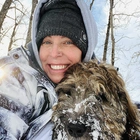 Body of mother-of-four, 45, who went missing in Alaska on her anniversary when she jumped into freezing water to rescue her dog is FINALLY found FOUR MONTHS later with the pet wrapped in her arms