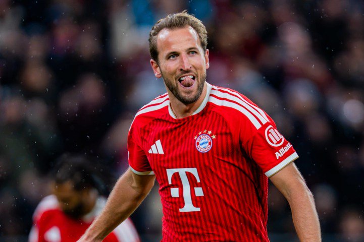 Harry Kane jubelt.