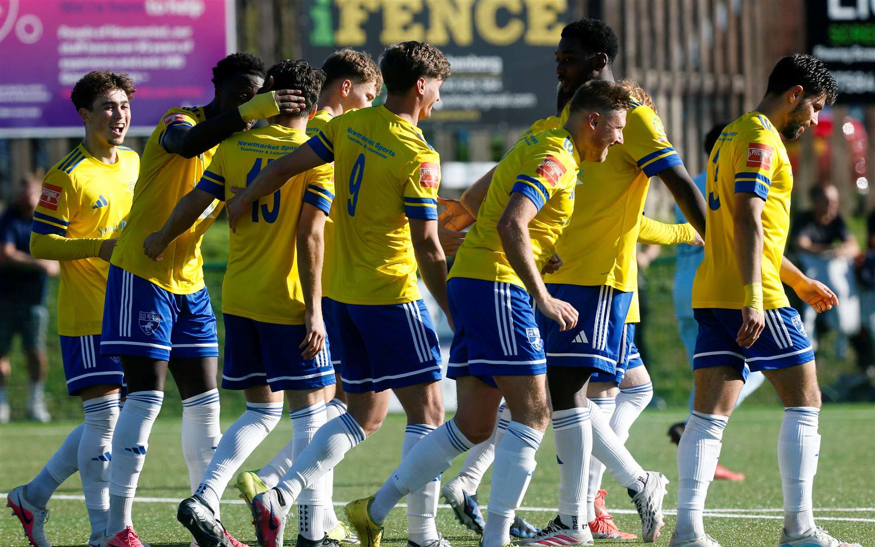 Newmarket Town are through to the second round. Picture: Mark Bullimore