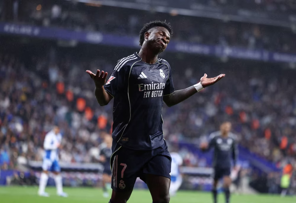 Vinícius Júnior, atacante do Real Madrid. Imagem de arquivo. Foto: Josep Lago/Divulgação