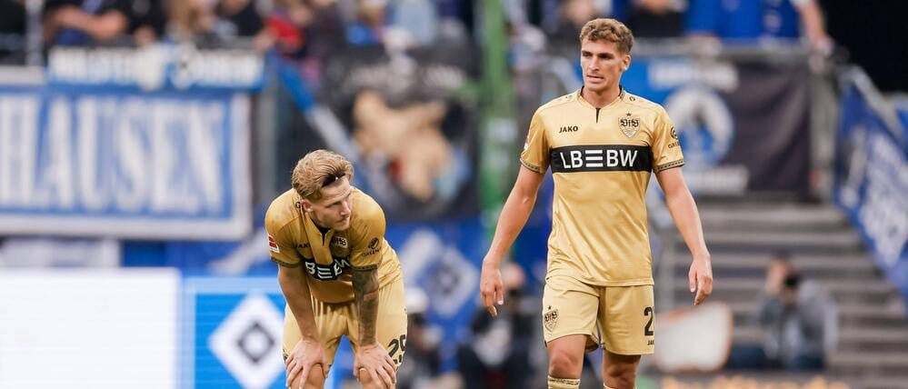 Noch nicht richtig angekommen: VfB-Mittelfeldspieler Grischa Prömel (r.).
