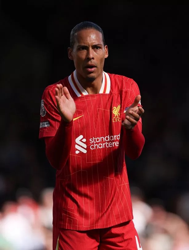 van Dijk has been a rock at the back for the Reds since 2018