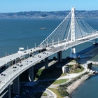 Eastbound lanes closed on Bay Bridge as crews put out grass fire