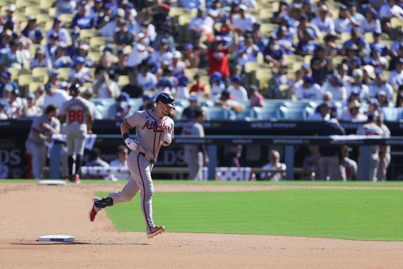 National League Division Series: Atlanta Braves v Los Angeles Dodgers - Game One