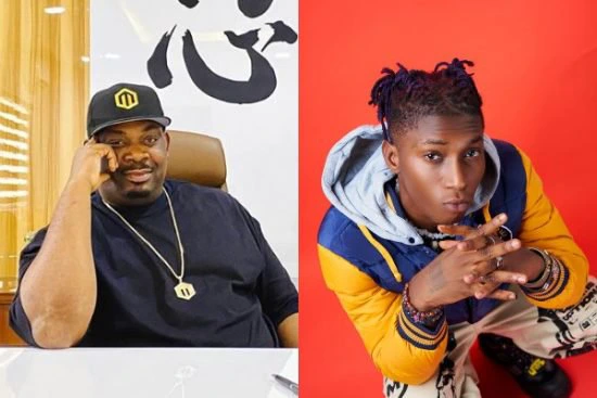 Don Jazzy praises Bella Shmurda After Listening to his New EP
