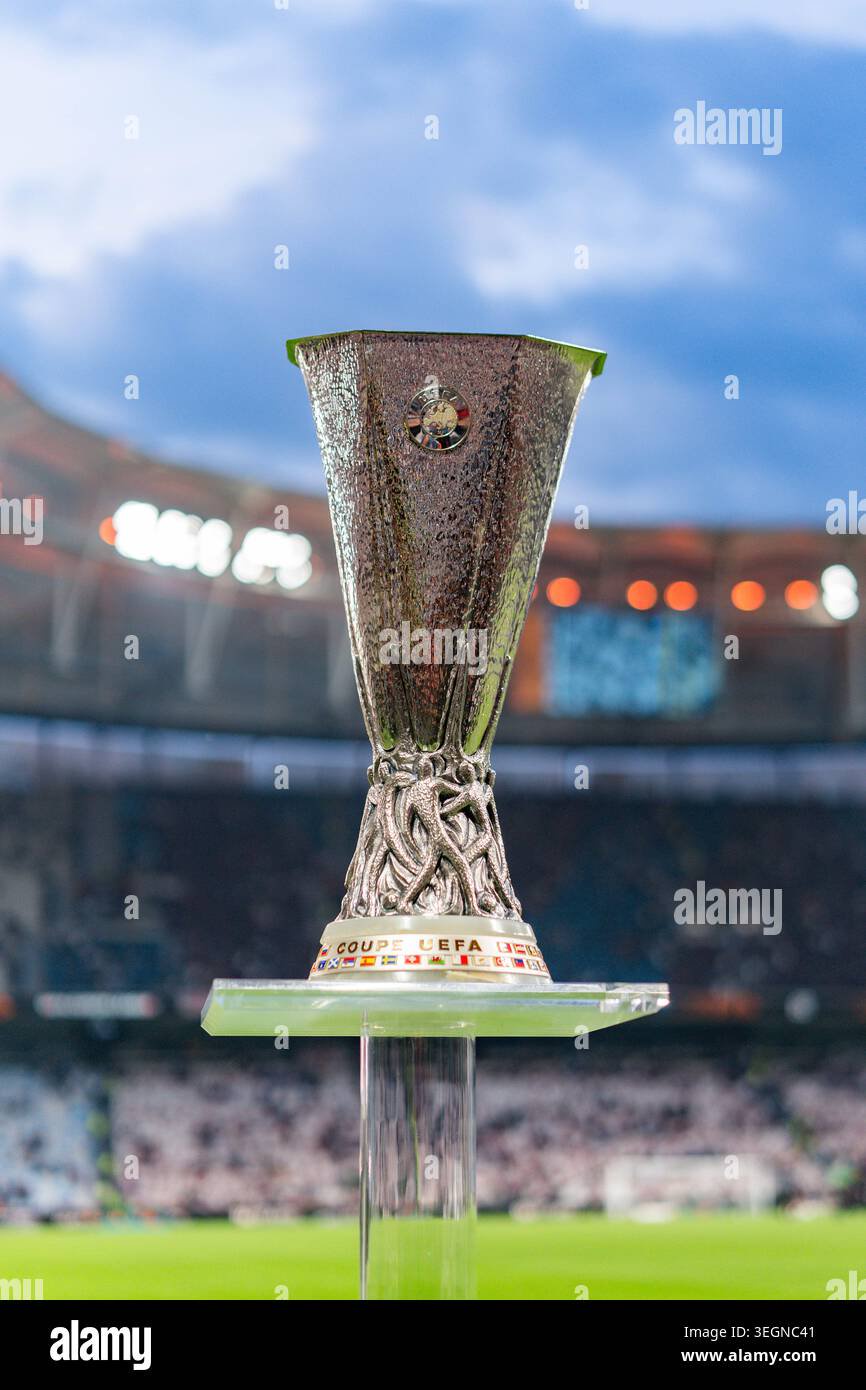 May freiburg vs aston villa uefa europa league matchday uefa cup trophy pokal cup