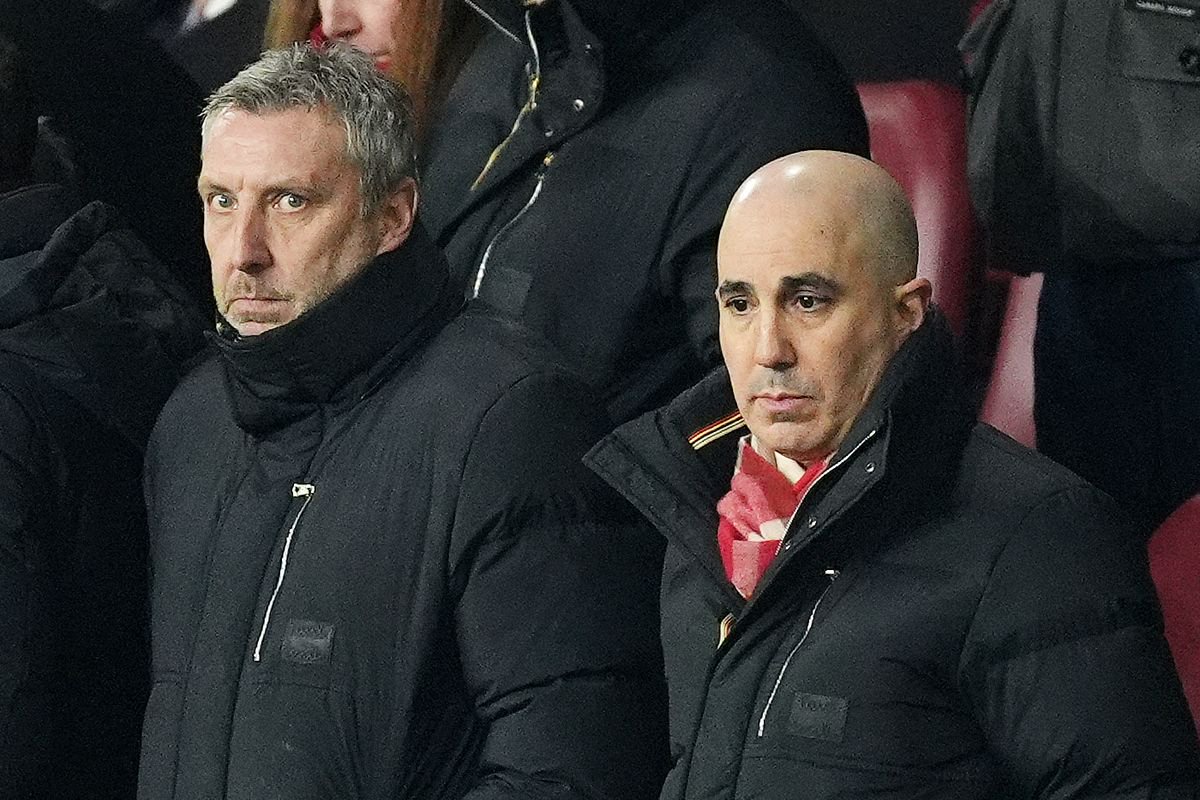 Manchester United director of football Jason Wilcox (left) has a different manager in mind than another United chief, if they replace Michael Carrick.
