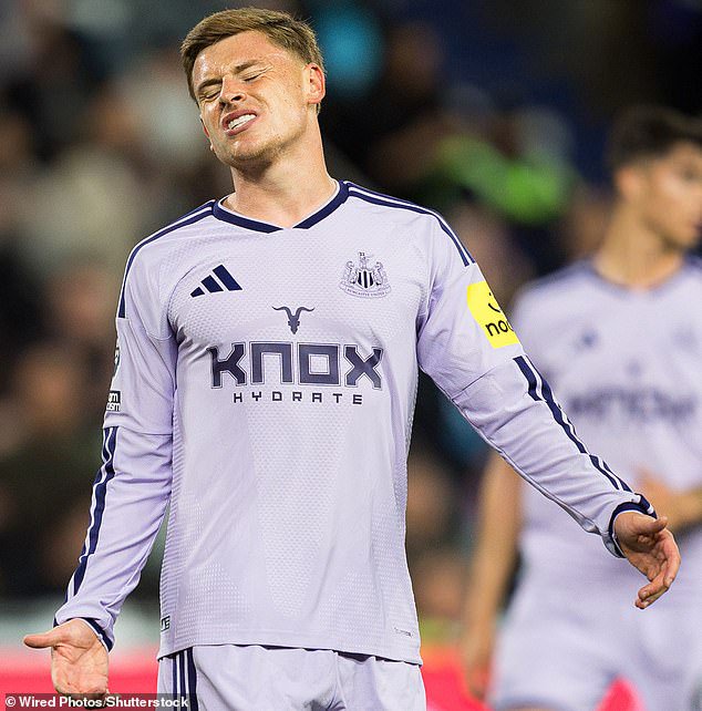 ‘Expected Points’ has Harvey Barnes and his Newcastle team-mates in the bottom three of the Premier League